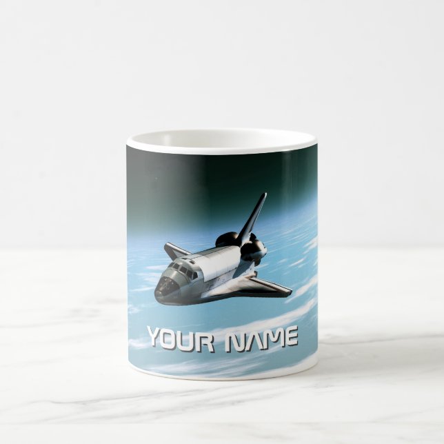 Mug Navette spatiale. Personnalisable (Centre)