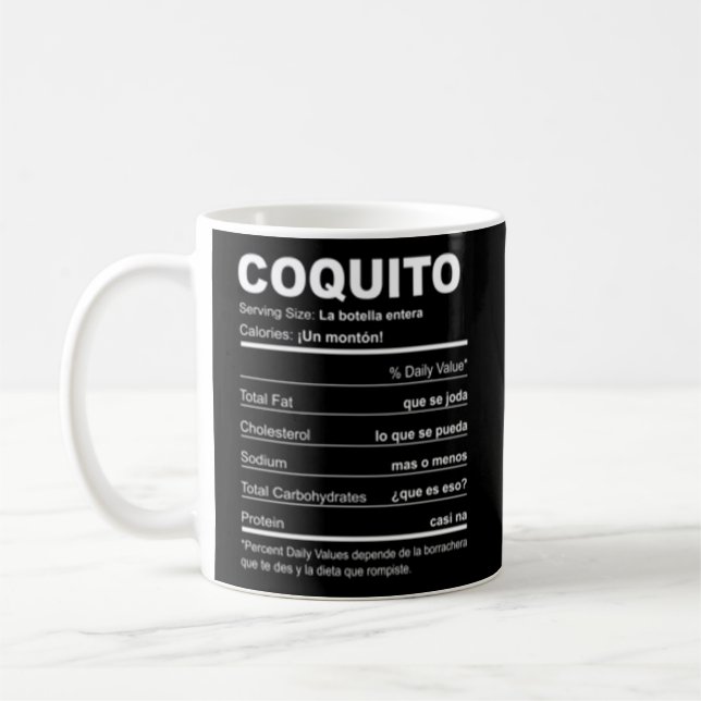 Mug Navidades Porto Rico Receta Coquito Boricua (Gauche)