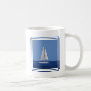 Mug Navigation sur le bleu d'océan