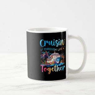 Mug Naviguer dans la vie ensemble Husnd et femme Crois
