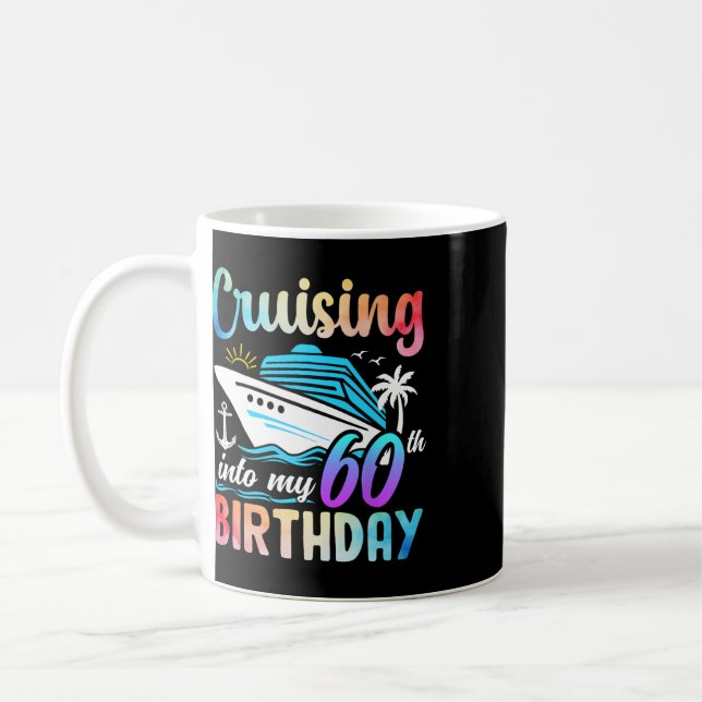 Mug Naviguer vers mon 60e anniversaire 60 ans Annivers (Gauche)