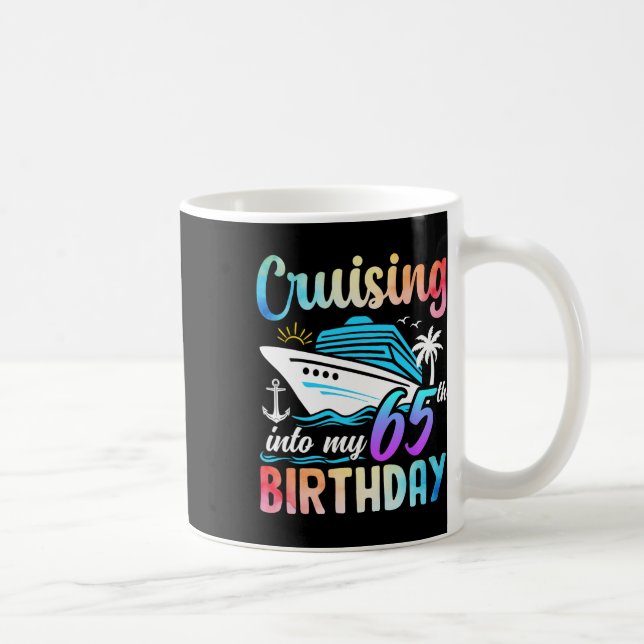 Mug Naviguer vers mon 65e anniversaire 65 ans Annivers (Droite)