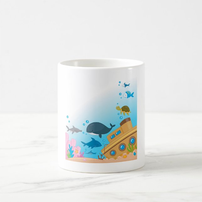 Mug Navire Coulé Et Poisson (Créateur téléchargé)