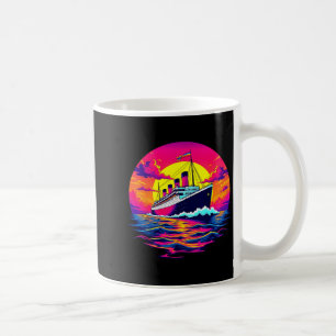 Mug Navire de charge Vintage Titanic Bateau Voyage Tar
