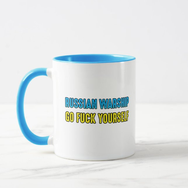 Mug Navire de guerre russe allez vous-même (Gauche)