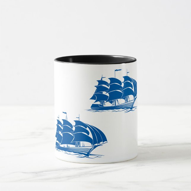 Mug Navire de voile vintage nautique océan clipper (Créateur téléchargé)