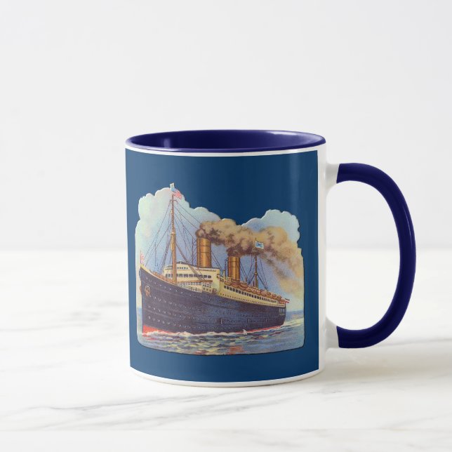 Mug Navire Ocean Steam Liner (Droite)