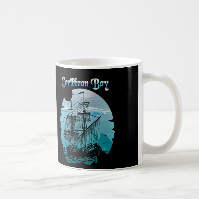 Mug Navires pirates des Caraïbes vintages (Droite)