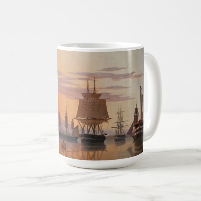 Mug Navires sur le Tage | Carl Dahl (Devant droit)