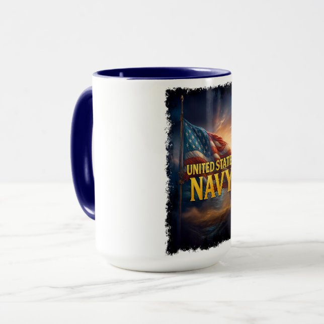 Mug Navy USN Veteran (Devant gauche)