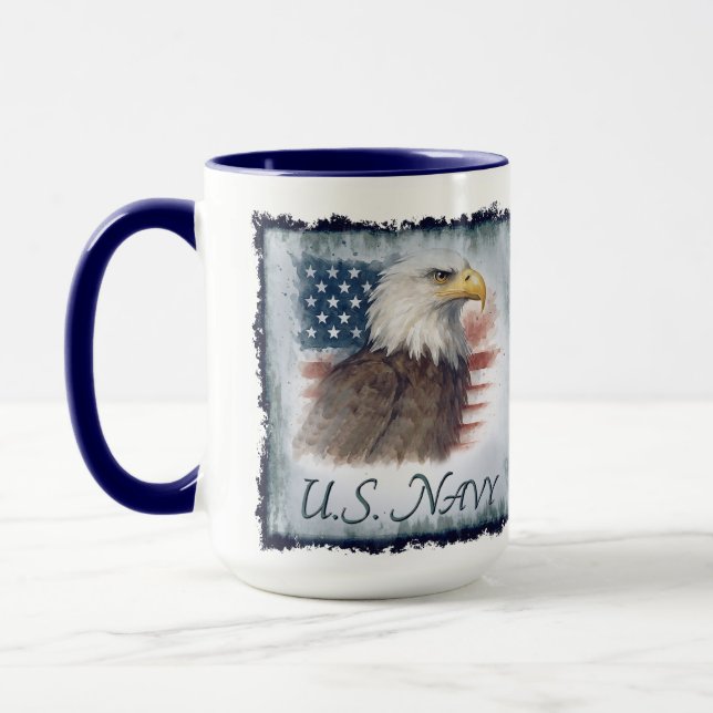 Mug Navy USN Veteran (Gauche)