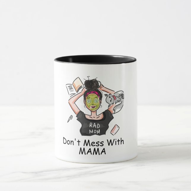 Mug N'ayez pas de mal avec maman (Centre)