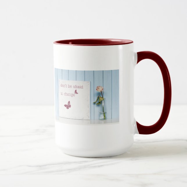 Mug N'ayez pas peur pour changer (Droite)