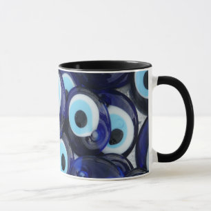 Mug Nazar Amulets Evil Pierres Oeil Bleu Motif