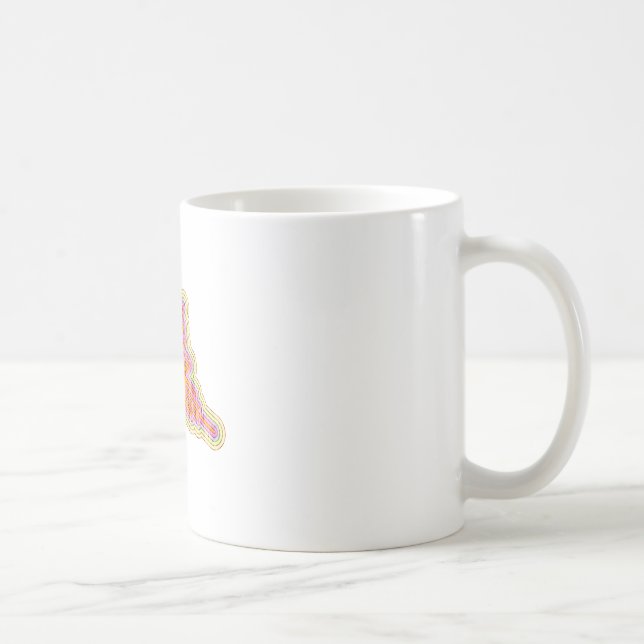 Mug Nazca Lignes Colibri Avec Effet Papier Rincé (Droite)