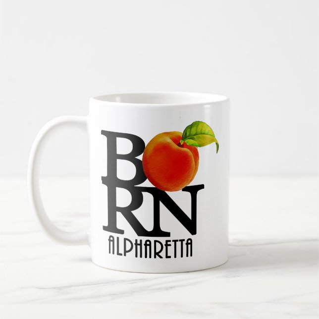Mug NÉ Alpharetta Géorgie 11oz (Gauche)
