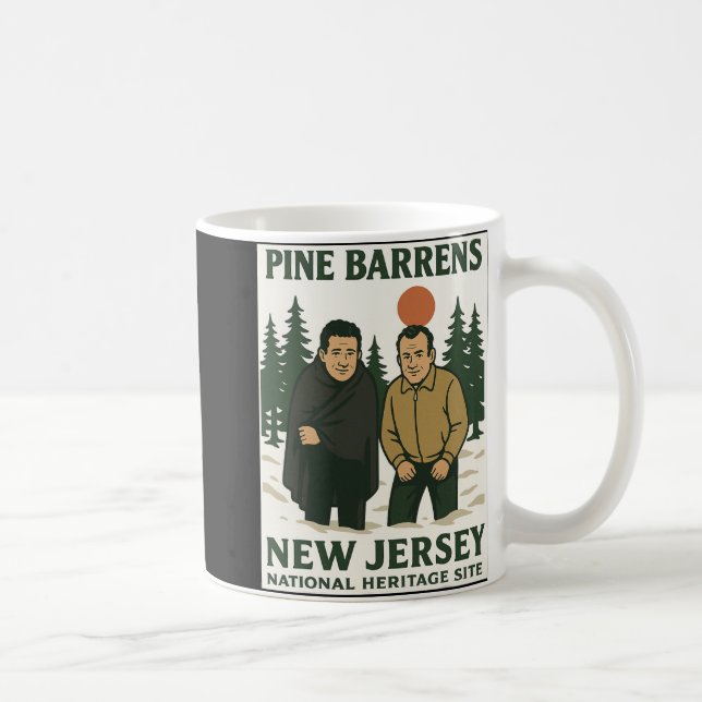 Mug Ne Barrens New Jersey Conception Graphique  (Droite)