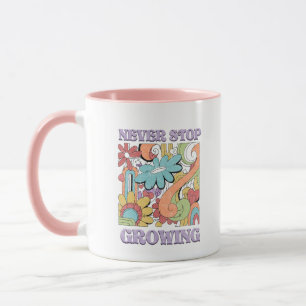 Mug Ne cessez jamais de grandir Retro 