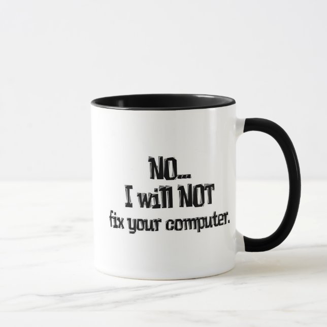 Mug Ne corrigera pas votre ordinateur (Droite)