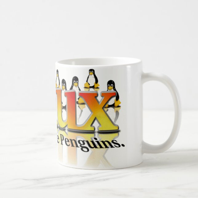 Mug Ne craignez pas les pingouins (Droite)