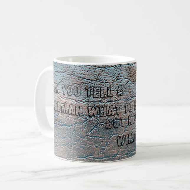 Mug Ne dis pas ce que les fous ne peuvent pas faire. P (Devant gauche)