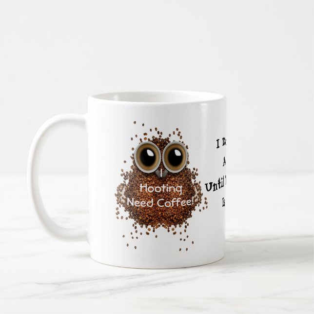Mug Ne donnez pas un café de HUÉE est fait ! Attaquez (Gauche)