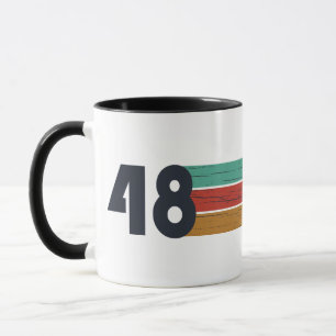 Mug Né en 1948 anniversaire vintage