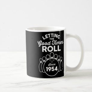 Mug Né en 1954, âgé de 1954 ans, joueur de bowling, an