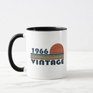 Mug Né en 1966 anniversaire vintage