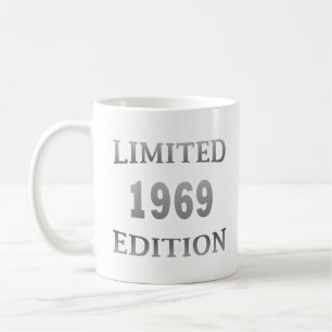 Mug Né en 1969 élégant cadeau d'anniversaire moderne