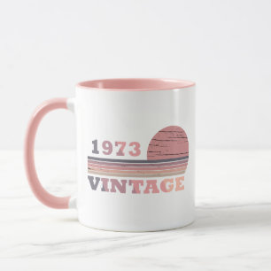 Mug né en 1973 cadeau d'anniversaire vintage