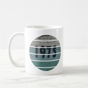 Mug Né en 1975 cadeau vintage 50e anniversaire