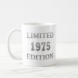 Mug Né en 1975 élégant cadeau d'anniversaire moderne