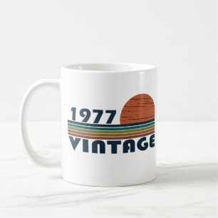 Mug Né en 1977 cadeau d'anniversaire vintage