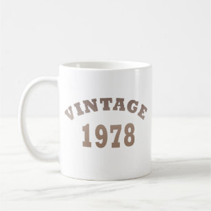 Mug Né en 1978 élégant cadeau d'anniversaire moderne v