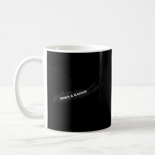 Mug Né Et Élevé Usa Long Island Ny (Gauche)