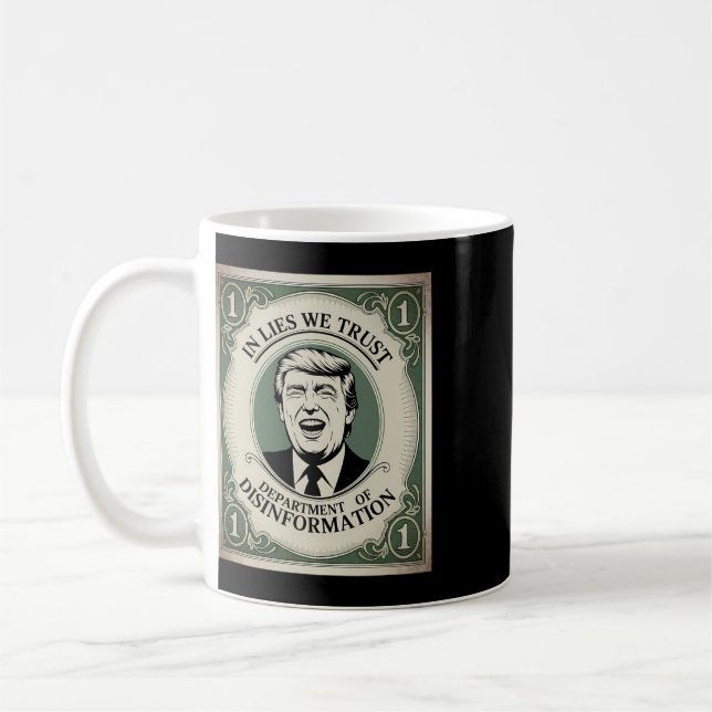Mug “ne faites confiance à personne” - Parodie de bill (Gauche)