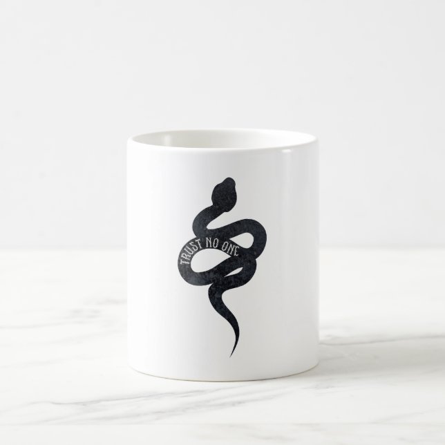 Mug Ne faites confiance à personne Serpent Snake  (Centre)