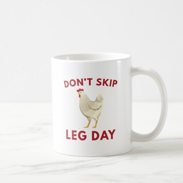 Mug Ne jamais ignorer le jour de la feuille (Droite)