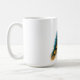 Mug Ne jamais marcher seul Empreintes dorées et pattes