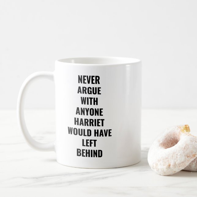 Mug Ne Jamais Parler Avec N'Importe Qui Harriet Aurait (Avec donut)