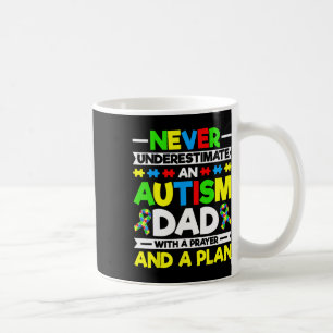 Mug Ne jamais sous-estimer un père autiste - Autisme