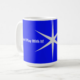 Mug Ne jouez pas avec cette partie. Collection Noir/Bl