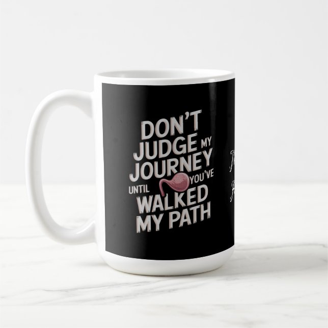 Mug Ne jugez pas mon voyage jusqu’à ce que vous marchi (Gauche)