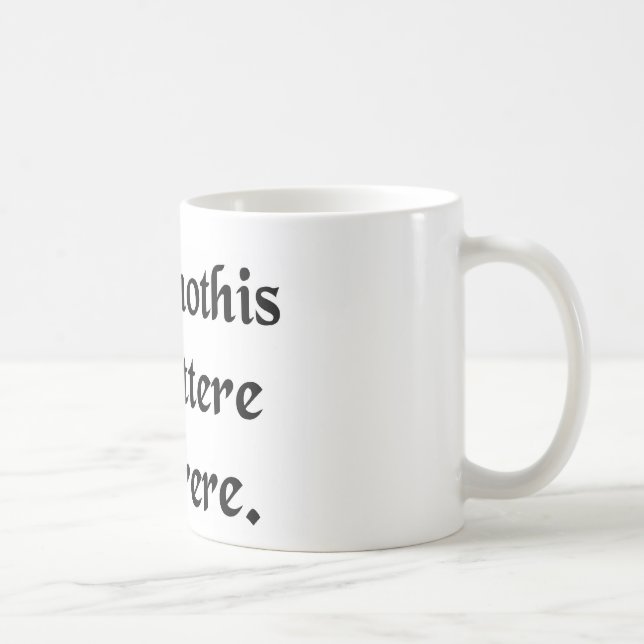 Mug Ne laissez pas les bâtards vous descendre (Droite)