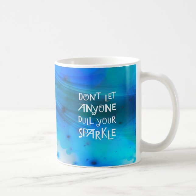 Mug Ne laissez pas n'importe qui alourdissent votre (Droite)