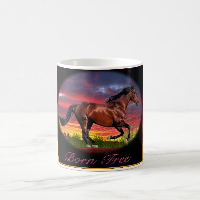 Mug Né l'art du cheval libre (Centre)