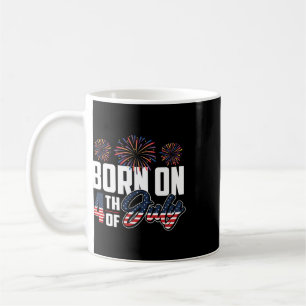 Mug Né le 4 juillet anniversaire du 4 juillet