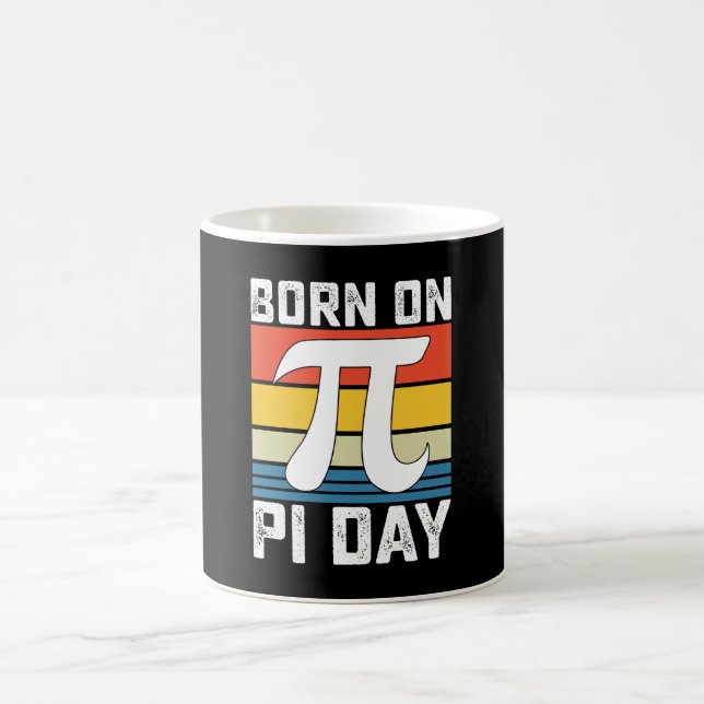 Mug Né le jour de Pi Anniversaire Mathématiques Mathém (Centre)
