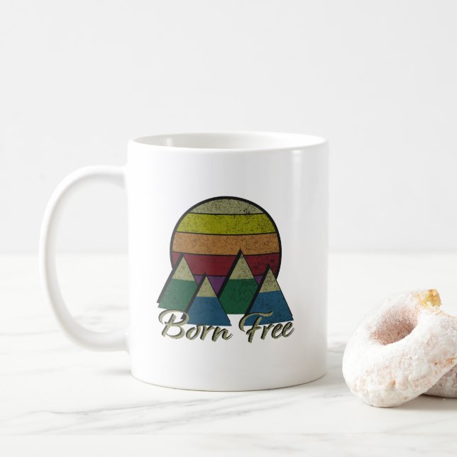Mug Né libre (Avec donut)